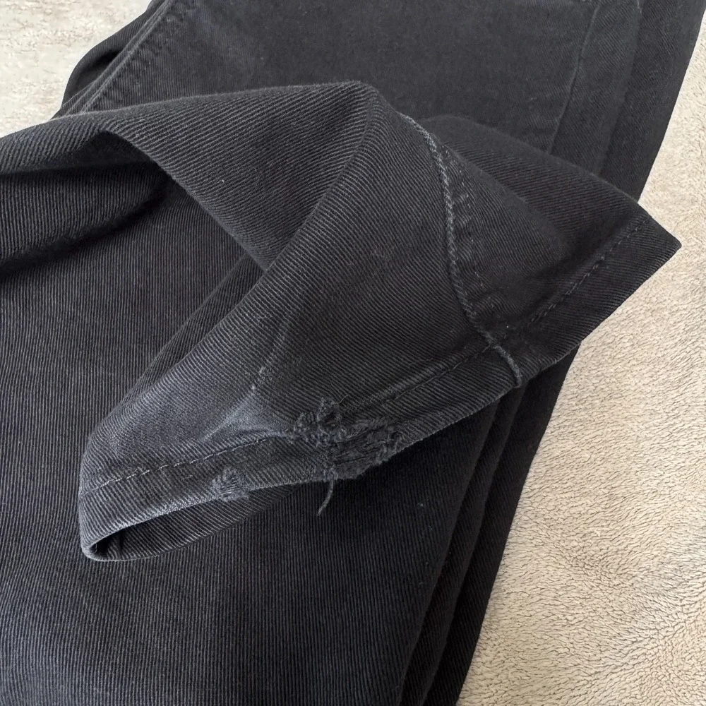 Levis 541 Jeans Mens 34x30 Black Tapered Athletic Fit Denim‎ Cotton Blend